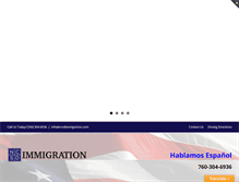 Tablet Screenshot of ncsdimmigration.com